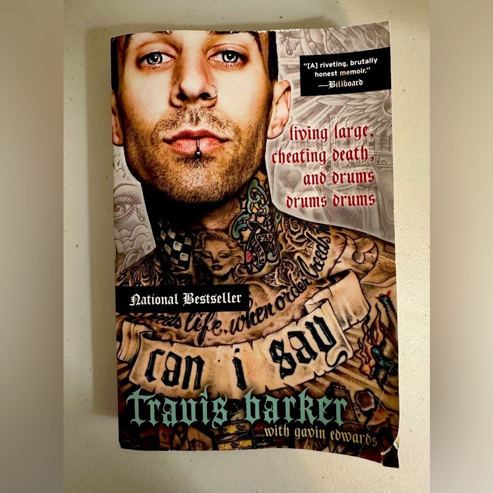 Travis Barker Can I‎ Say: paperback